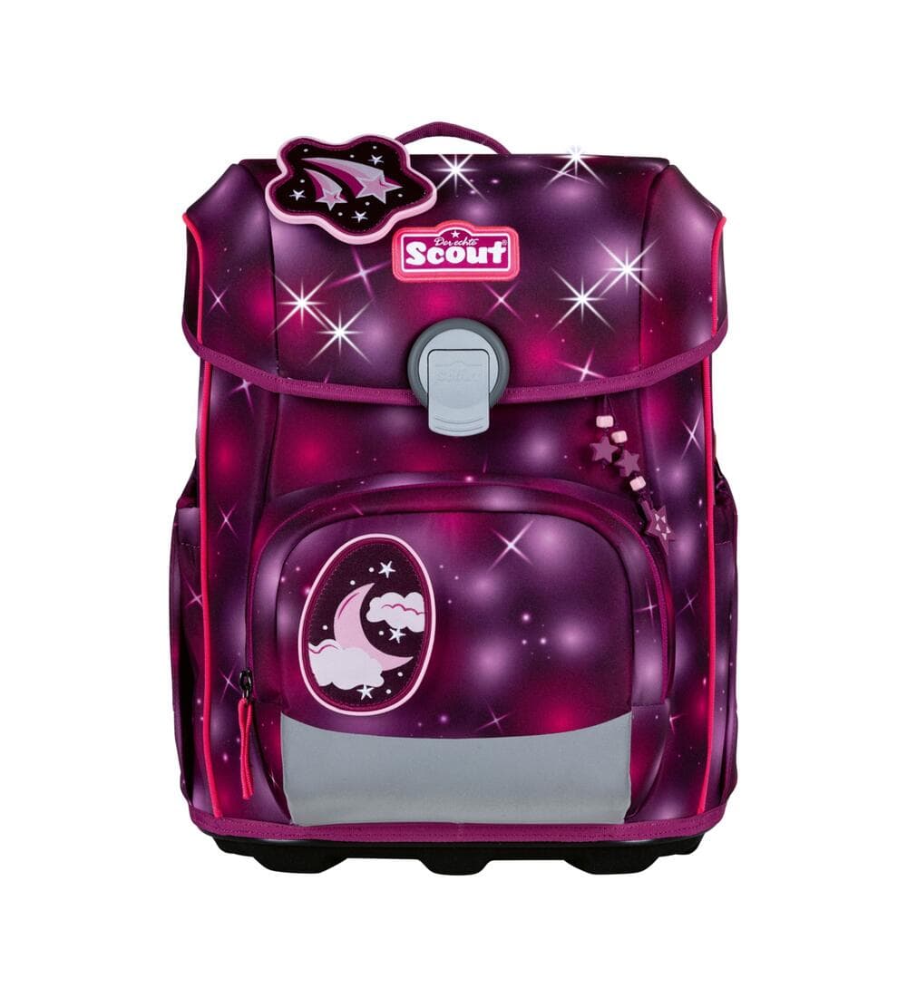 Scout Neo LED Schulranzen Set Pink Stardust 5-teilig