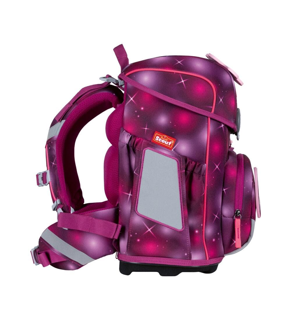 Scout Neo LED Schulranzen Set Pink Stardust 5-teilig