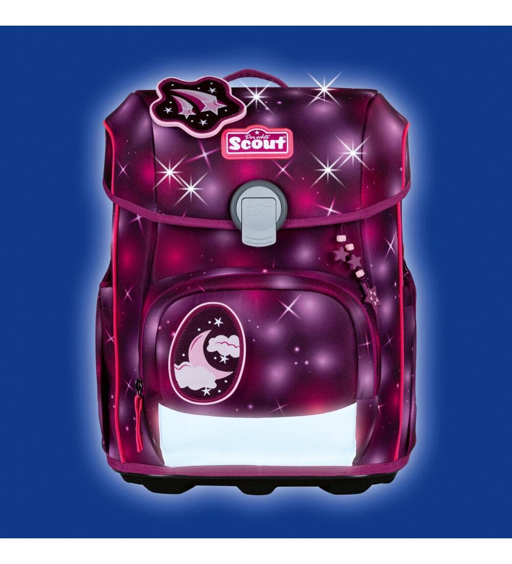 Scout Neo LED Schulranzen Set Pink Stardust 5-teilig