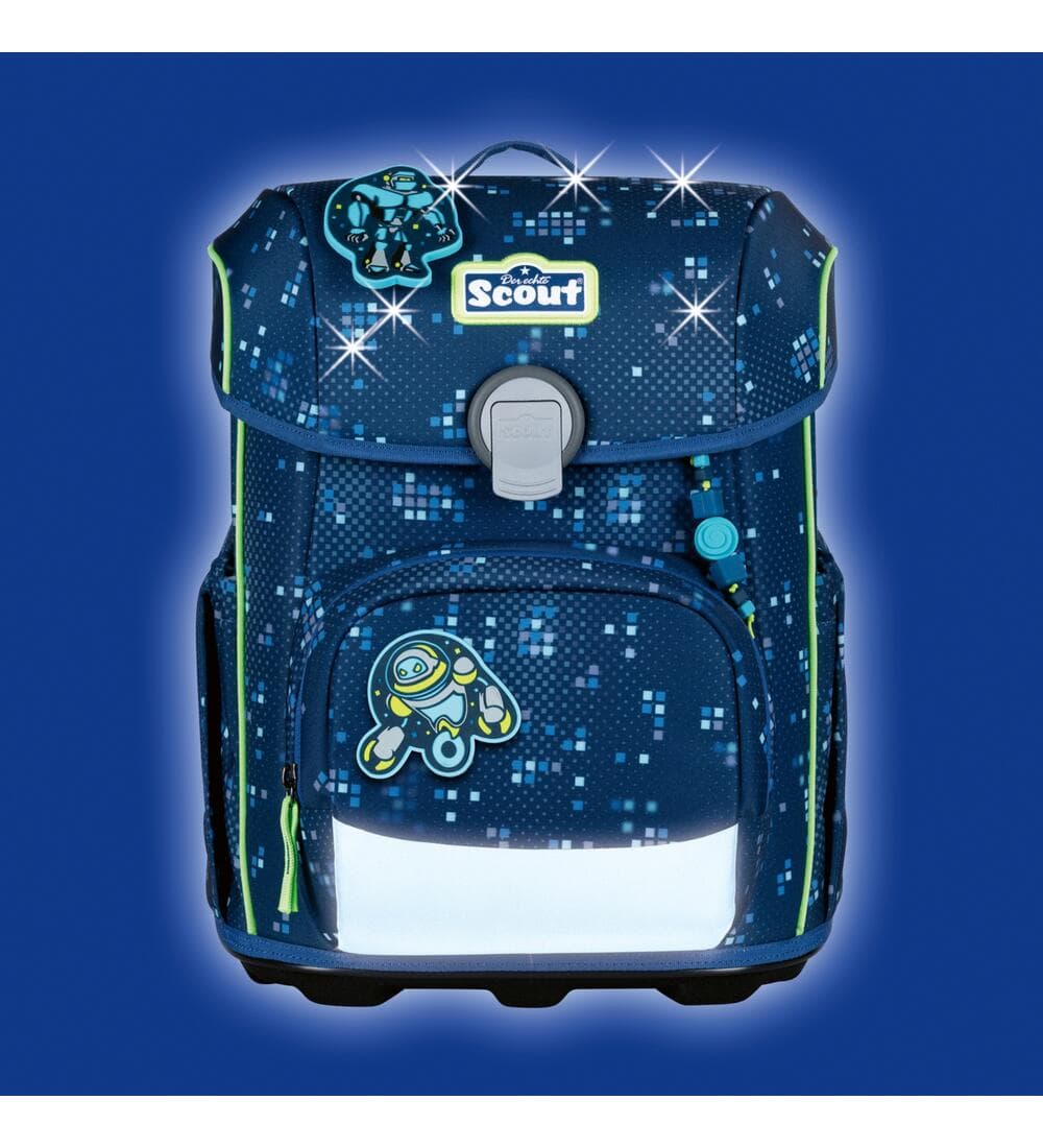Scout Neo LED Schulranzen Set Pixel Shower 5-teilig