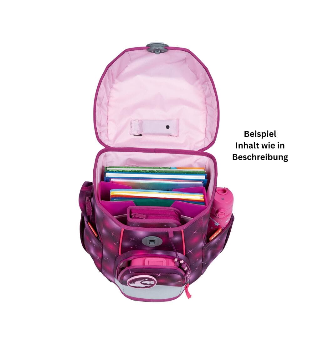 Scout Micro LED Schulranzen Set Pink Stardust 5-teilig