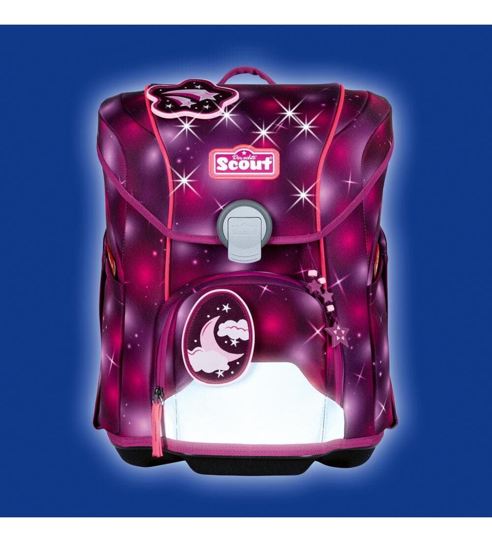 Scout Micro LED Schulranzen Set Pink Stardust 5-teilig