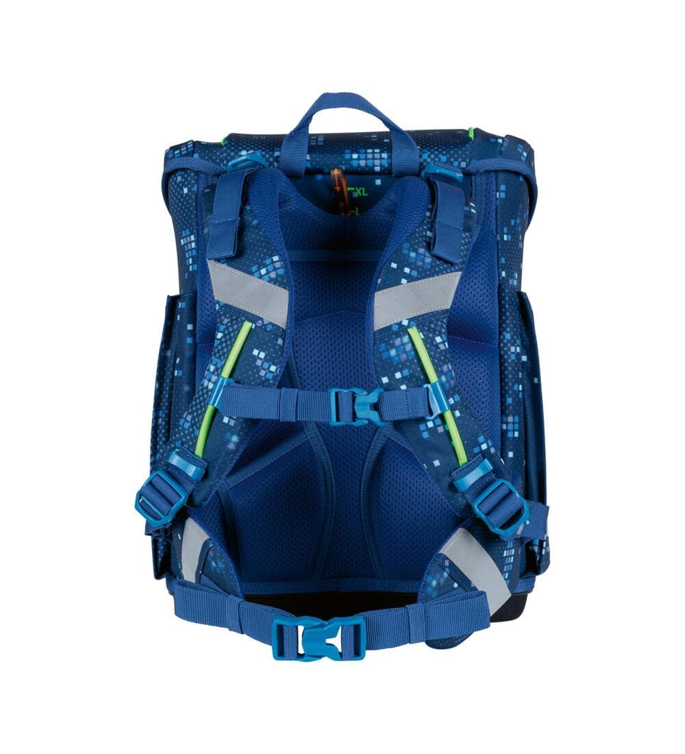 Scout Micro LED Schulranzen Set Pixel Shower 5-teilig