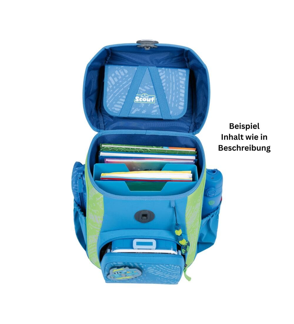 Scout Neo Superflash Extreme Schulranzen Set Power Drift 5-teilig