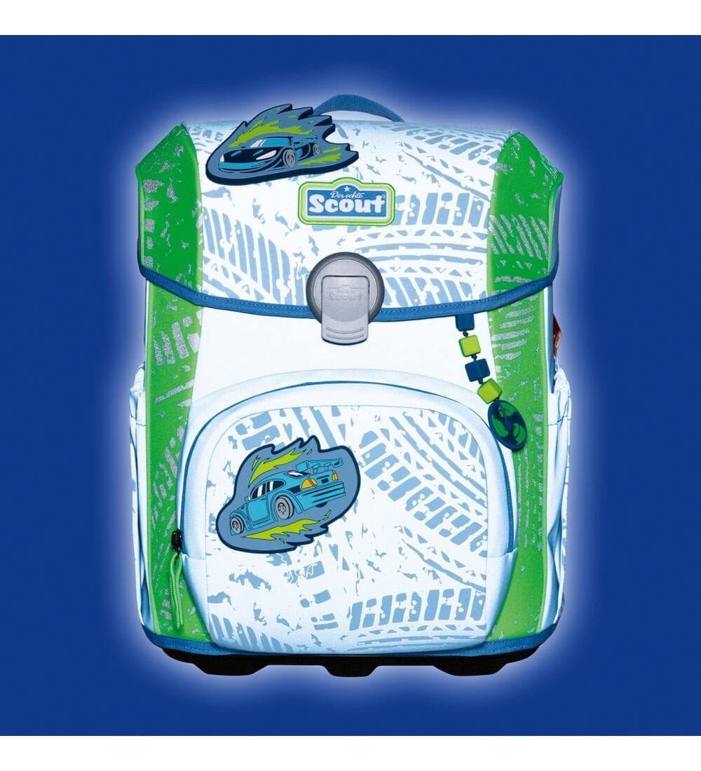 Scout Neo Superflash Extreme Schulranzen Set Power Drift 5-teilig
