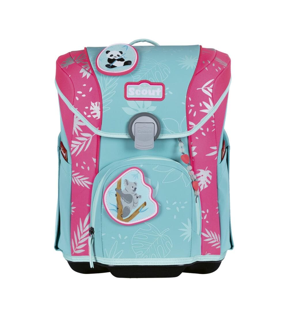 Scout Micro Superflash Extreme Schulranzen Set Tropic Friends 5tlg.