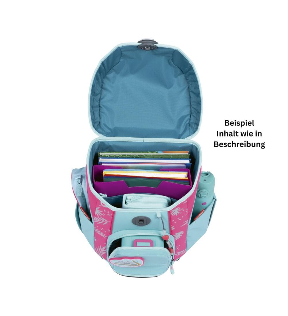 Scout Micro Superflash Extreme Schulranzen Set Tropic Friends 5tlg.