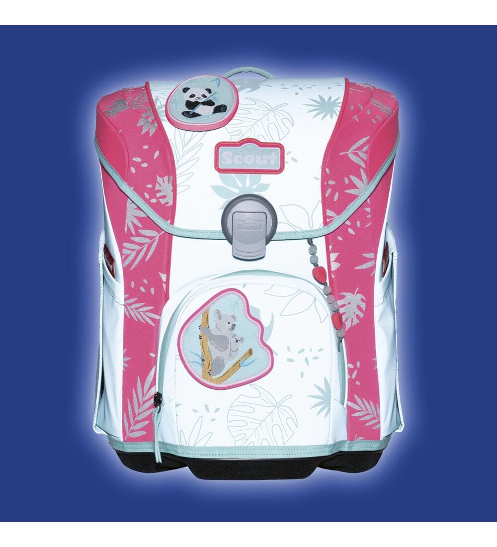 Scout Micro Superflash Extreme Schulranzen Set Tropic Friends 5tlg.