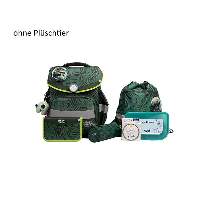 School Mood Timeless Daniel mit LED-Patchy 7-tlg. Schulranzenset