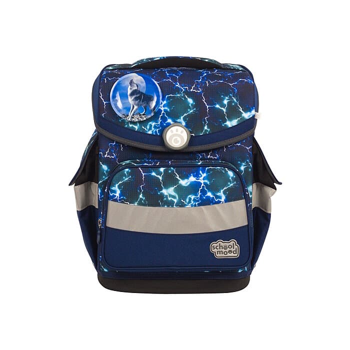 School Mood Timeless Felix mit LED-Patchy 7-tlg. Schulranzenset