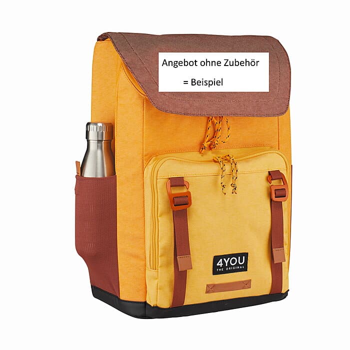 4YOU Bees Rucksack gelb