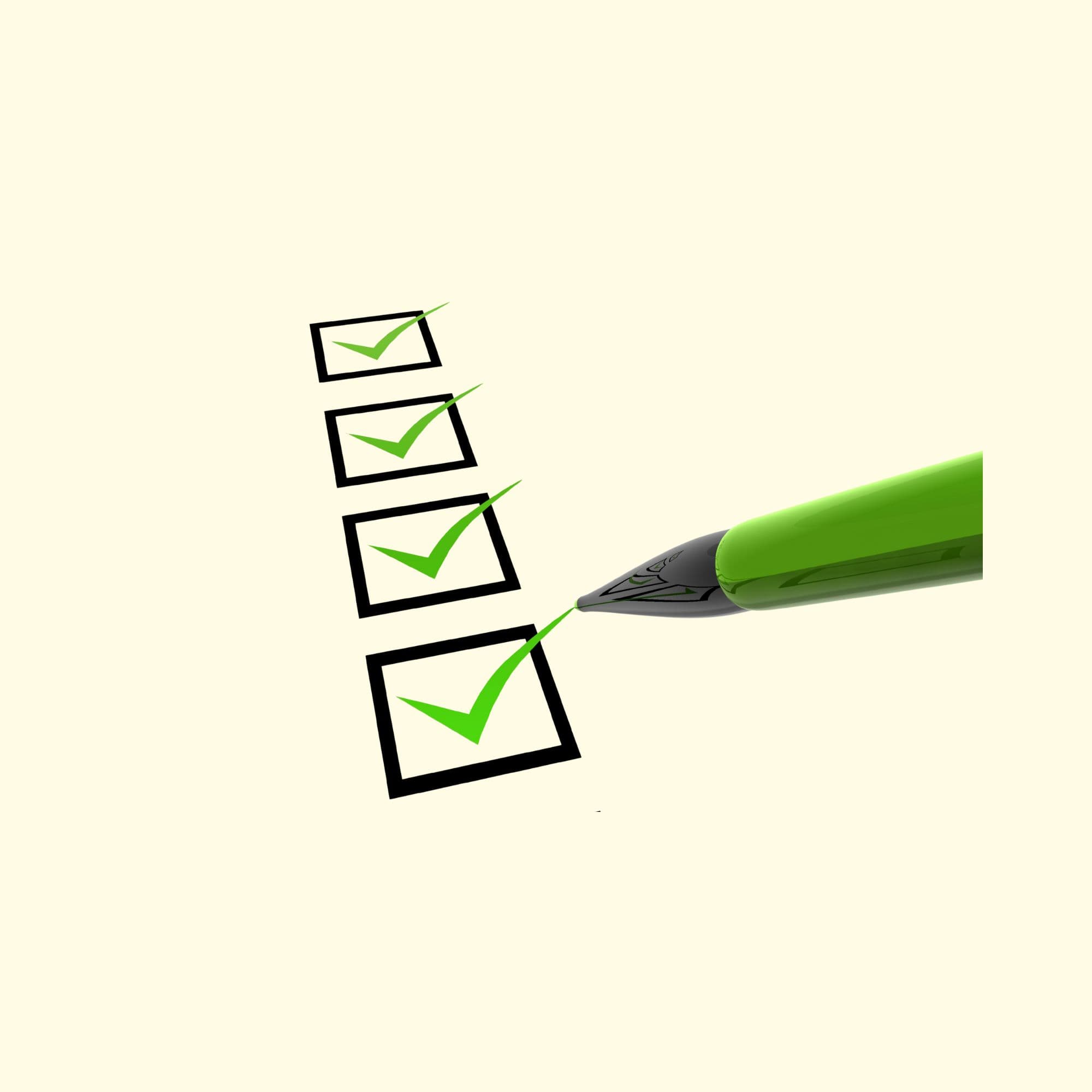 Checkliste Illustration