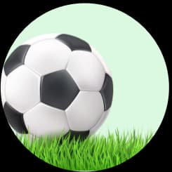 Icon, das einen Fußball zeigt