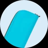 Icon eines blauen Federmäppchens