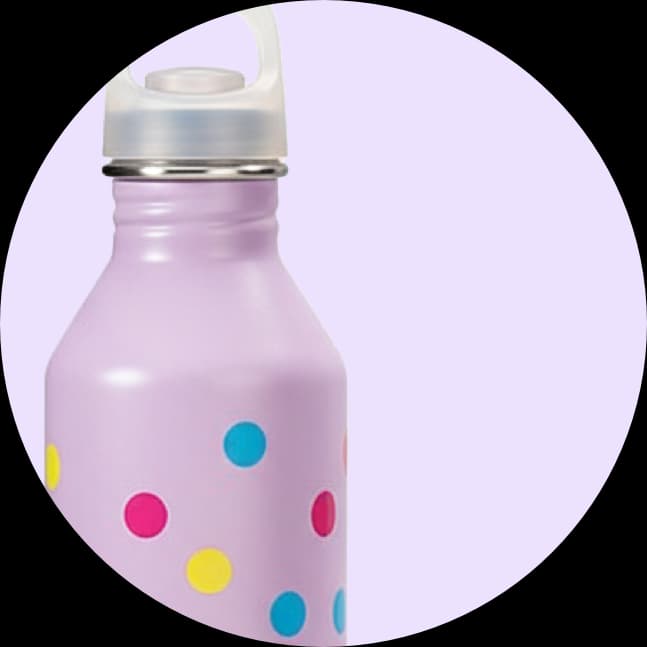 Icon einer lila Trinkflasche