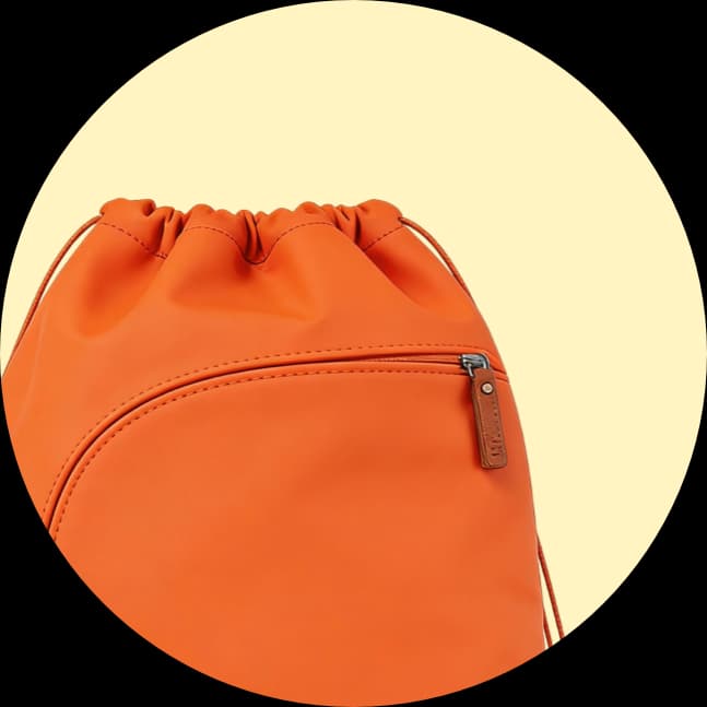 Icon eines orangenen Sportbeutels