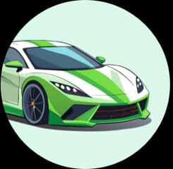 Icon, das ein Fahrzeug zeigt