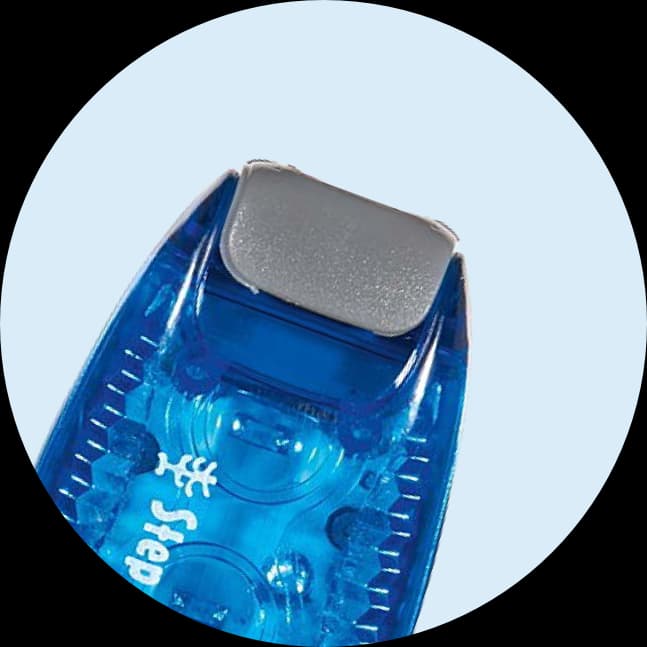Icon einer blauen LED-Klemmleuchte 
